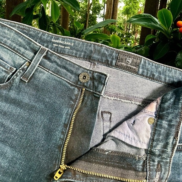 AG Adriano Goldschmied ‘Super Skinny Legging Ankle Jeans’ in Dark Blue Wash 30R - Picture 2 of 11